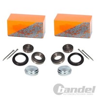 2X Dr!ve+ RADLAGER-SATZ Hinten Passend FÜR Audi 100 200 80 90 A4 A6 Cabriolet
