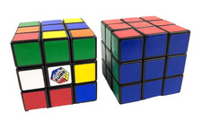 Rubik  s Cube Set Of 2 Educational Math School Kids Toys 1 Rubik 1 Non-Branded