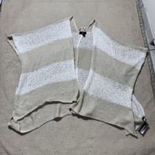 Lane Bryant Sweater Womens One Size OS Poncho Cardigan Drape On Cape Knit NEW