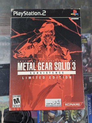 Metal Gear Solid 3: Subsistence (Limited Edition) (Sony PlayStation 2, 2006) PS2
