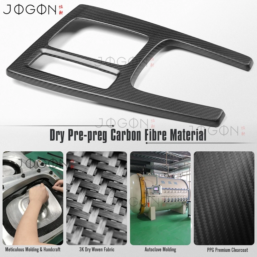 Dry Carbon Console Gear Knob Frame Panels Fit For Honda Civic Type R FL5 2022-26 - Picture 9 of 14