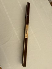 Stratton Brothers Vintage 28 Inch Rosewood Brass Bound Spirit Level.