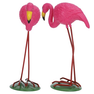 HD High Simulation Plastic Bird Animal Figurine Lawn Decoration Bird Drive Garde