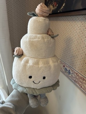 Jellycat AMUSEABLES WEDDING CAKE Soft Plush Toy | eBay
