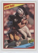 1984 Topps Instant Replay Todd Christensen #106 0k3a