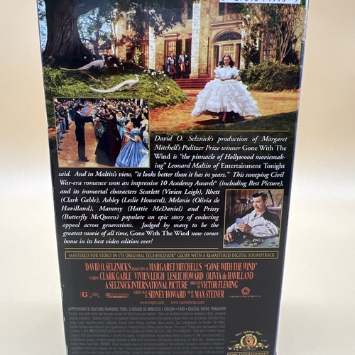Gone With The Wind VHS Box Set Some Damage to Box - Picture 18 of 18