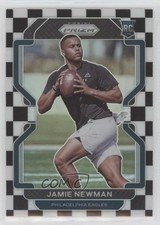 2021 Panini Prizm Rookie Black & White Checker Prizm Jamie Newman #397 fm0