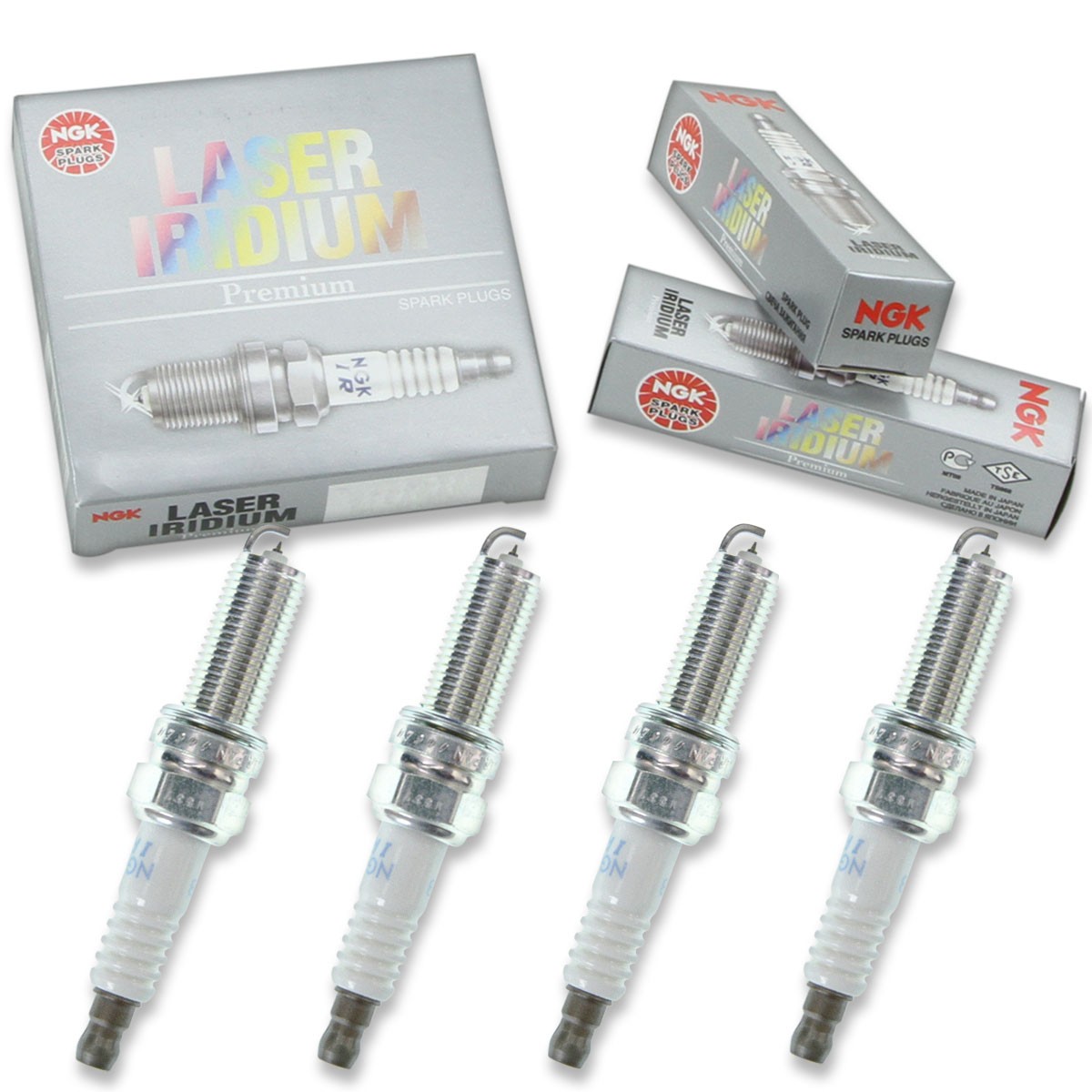 4 pc NGK 1989 ILKR7B8 Laser Iridium Spark Plugs for XP5702DP2 XP5702 af