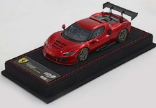 BBR 1/43 Ferrari 296 Challenge 2023 Rosso Fuoco Resin Model Car
