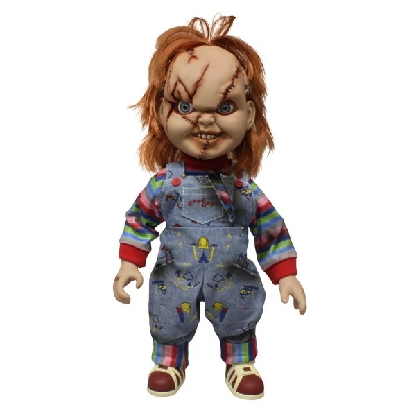Child's Play - Chucky 15" Talking Action Scarred Figure Mezco Toyz NEW - IN STOC