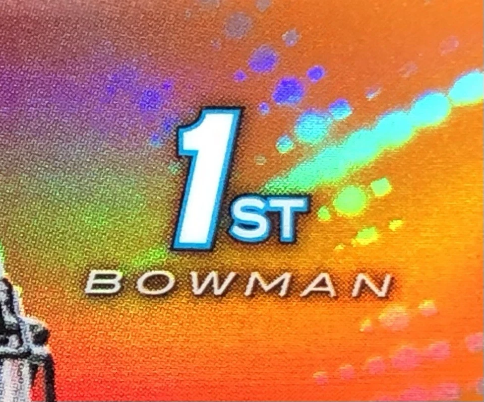 2021-22 Bowman University Ahmad “SALSA” Gardner/25 1st Bowman Orange SSP RC #38 Foto 4 de 4