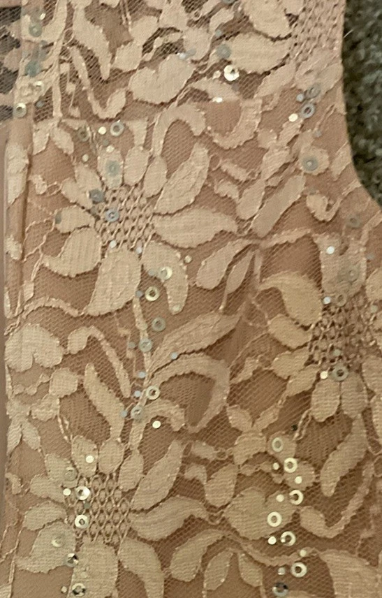 Speechless Girl's Formal Pink Dress Sz 12 Sleeveless Sequin Lace Bodice Tulle - Image 3 of 4