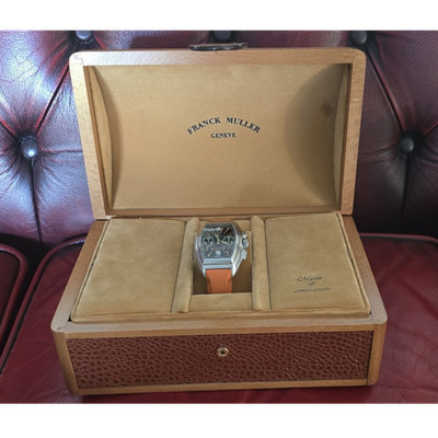 Franck Muller Herren Armbanduhr 8005 CC King sunrise limitiert Edelstahl Orange 