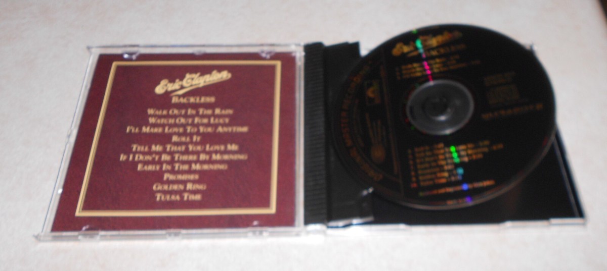 Eric Clapton Backless MFSL 24K Gold Disc Ultradisc II CD | eBay