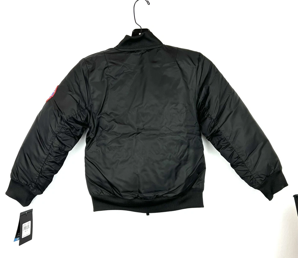 Abrigo de invierno negro Converse para niño talla pequeña Foto 3 de 4