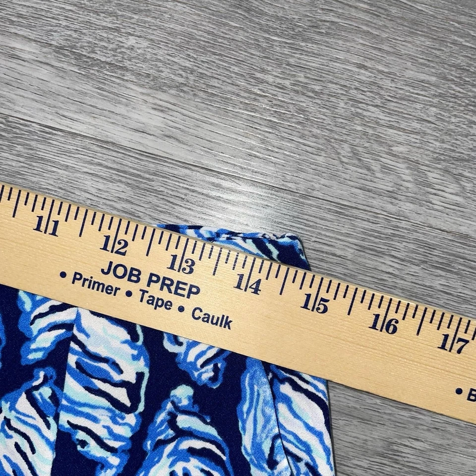 Pantalones Cortos Lilly Pulitzer Para Mujer 6 Kailen Tiro Alto Resort Blanco Caída en Estilo Playa Foto 4 de 4