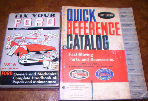 51-53 54 55 1956 1957 1958 1959 1960 1961 1962 FORD PARTS CATALOG & FoMoCo BOOK - Foto 2 di 6