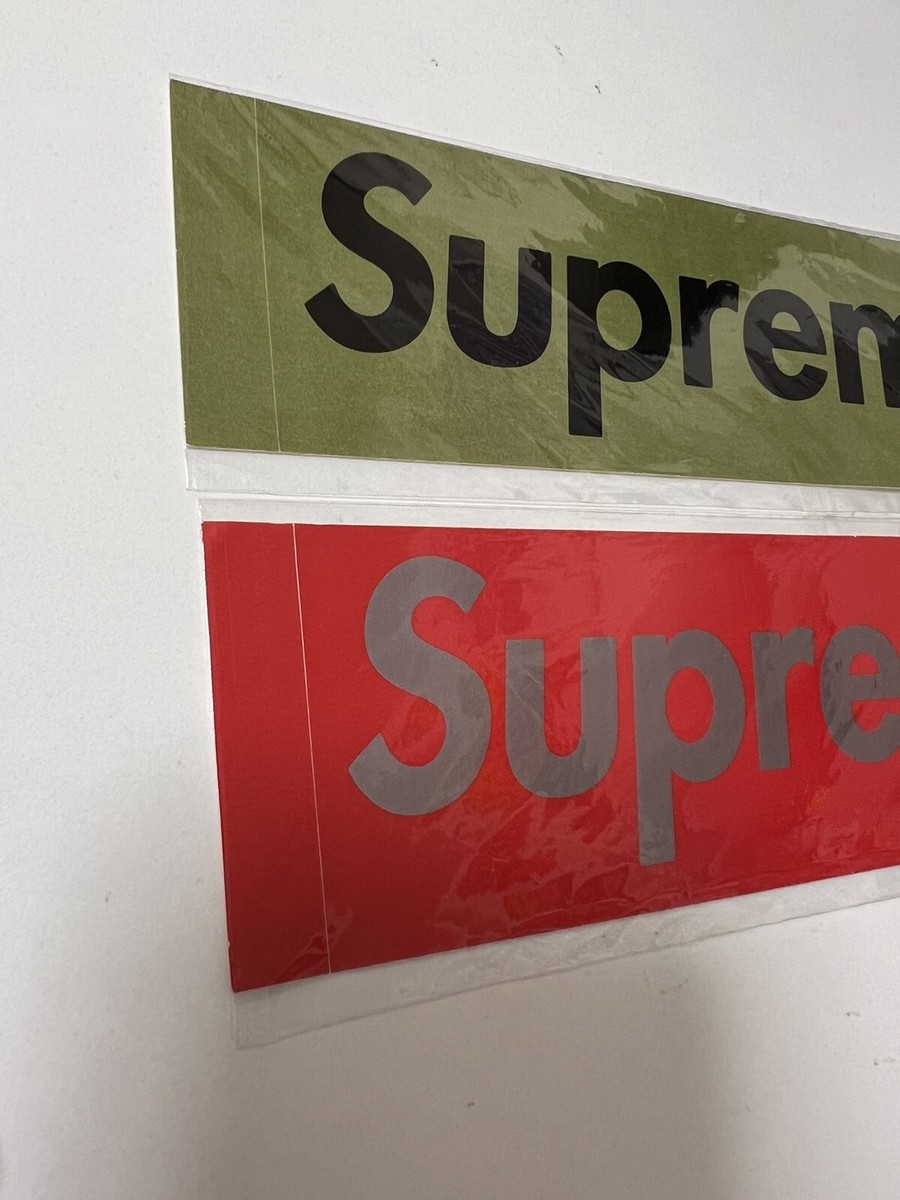 Supreme Box Logo Sticker Set 1997 | eBay