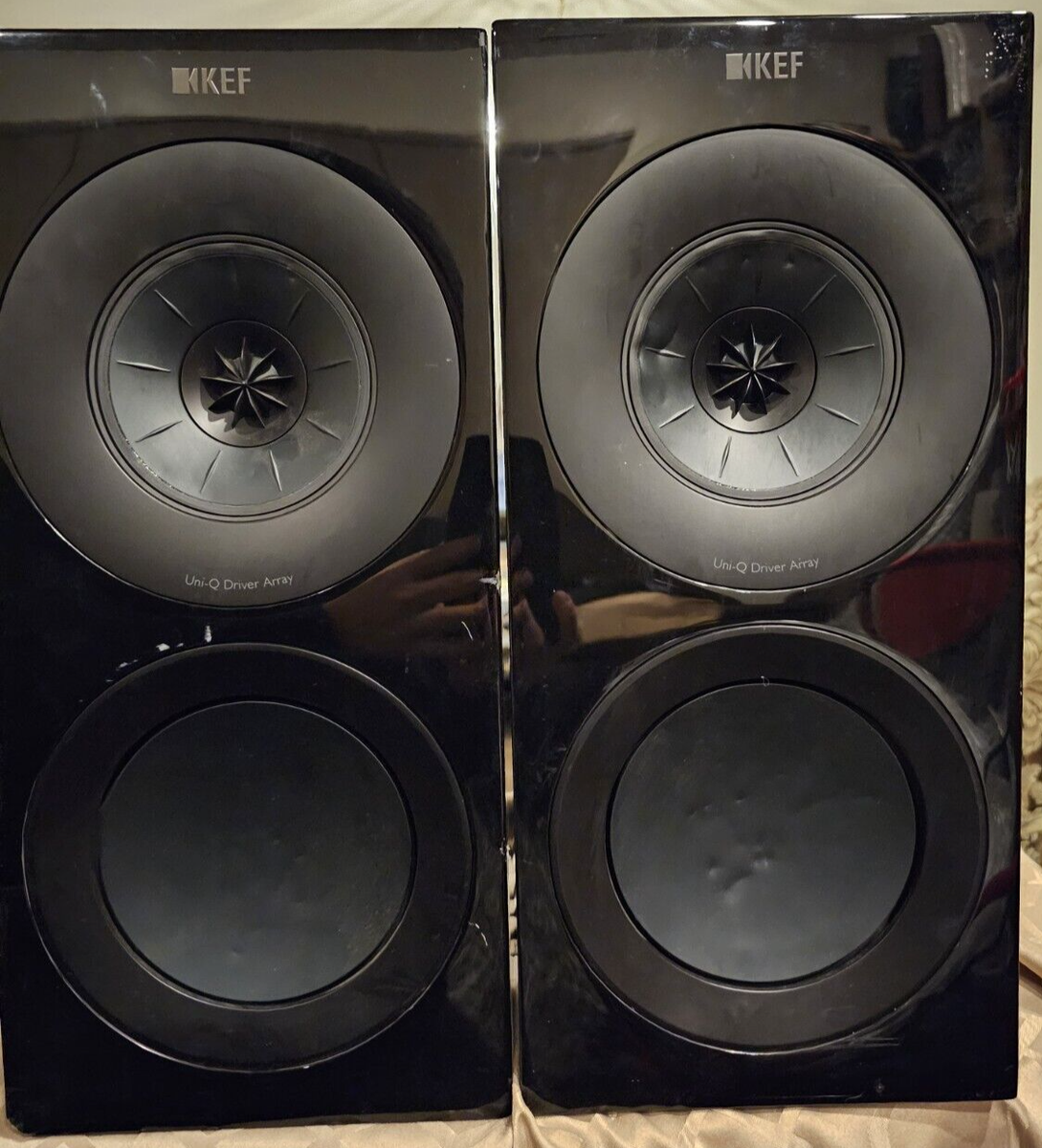 KEF R3 3-way Bookshelf Speakers, Pair - Black for sale online | eBay