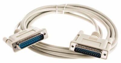 Serielle Kabelbaugruppe 3m Stecker auf Stecker, DB25 auf DB25
