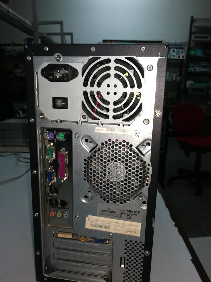 Pc Intercomp Micro 2 Intel Core 2 E4600 2.40GHz Ram 2 Hd 160 P5GC-VM/S Xp Prof - Immagine 2 di 4