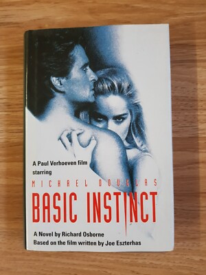 BASIC INSTINCT By RICHARD OSBORNE 1993 BCA MOVIE COVER Hardcover