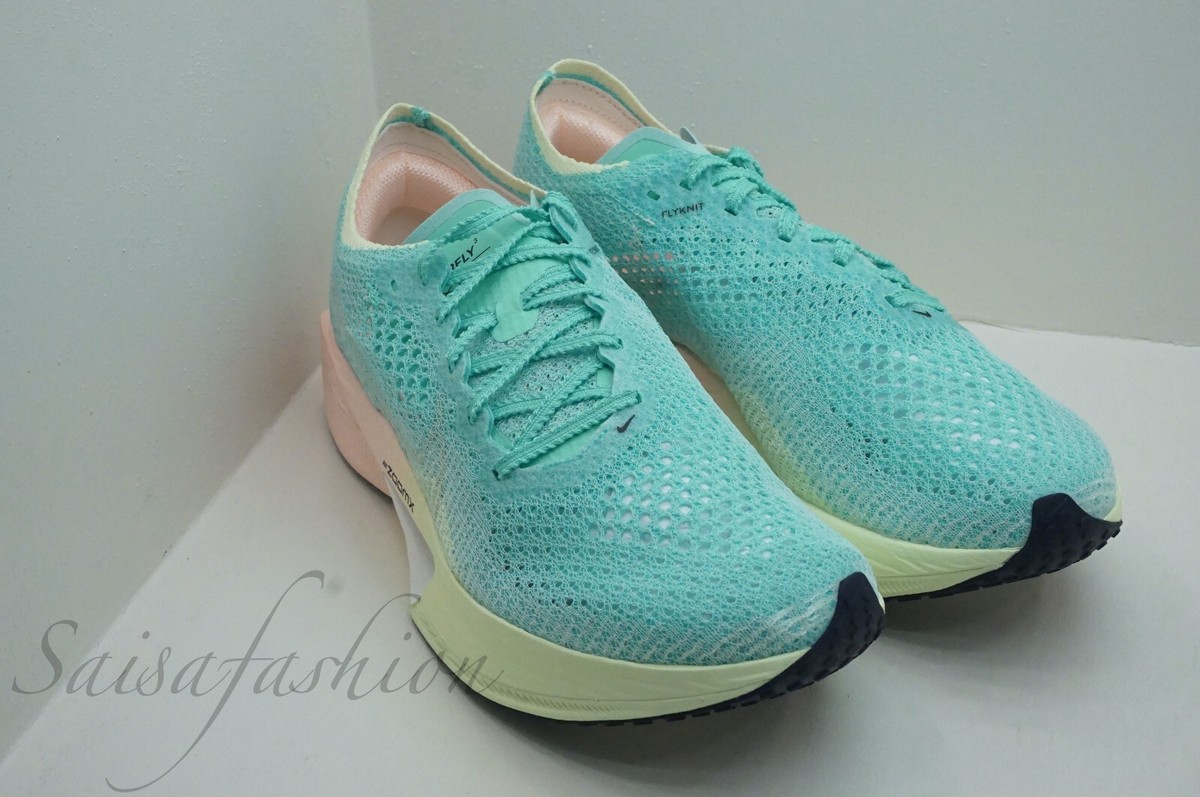 Size 7.5 - Nike ZoomX VaporFly Next% 3 Mint Foam Sunset Tint W for