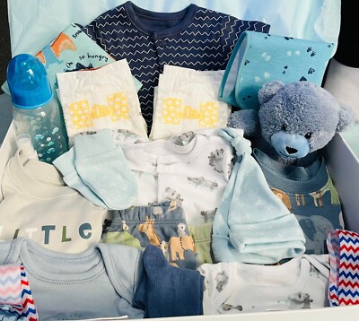 Reborn Baby Box Öffnung groß inkl. 23+ Artikel perfekt für Neubaby ALLE GRÖßEN
