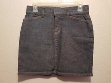 GAP Hip Hugger Stretch Blue Jean Mini Skirt size P2