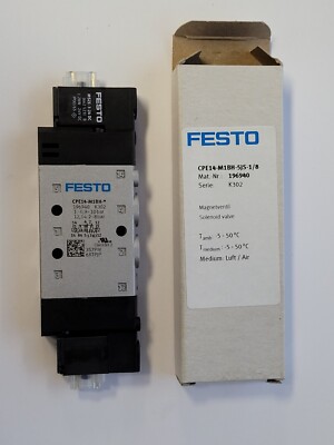 FESTO CPE14-M1BH-5JS-1/8 196940 Magnetventil - NEU/OVP  worldwide ship, MWST RE