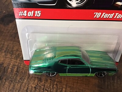 ミニカー Hot Wheels 70 Ford Torino 40th Amazon.com: Hot Wheels '70 Ford Torino Detroit Muscle Car