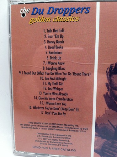 The Du Droppers : Golden Classics (CD) Early R&B Doo-Wop Vocal - 第 3/4 張圖片