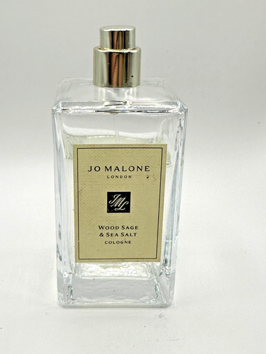 Jo Malone Wood Sage & Sea Salt Cologne Spray 3.4 oz 100 ml 80% FULL see picture