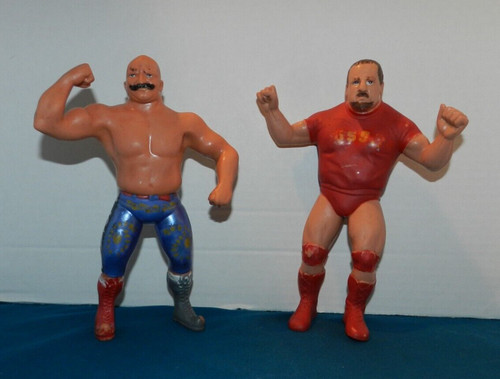 WWE WWF VOLKOFF & IRON SHIEK LJN 1984 WRESTLIN...