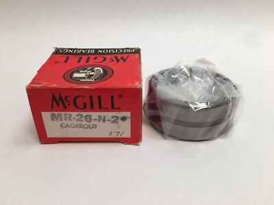 Mcgill MR26N2 Needle Roller Bearing 1-5/8x2-3/16x1'' MR-26-N-2 USA
