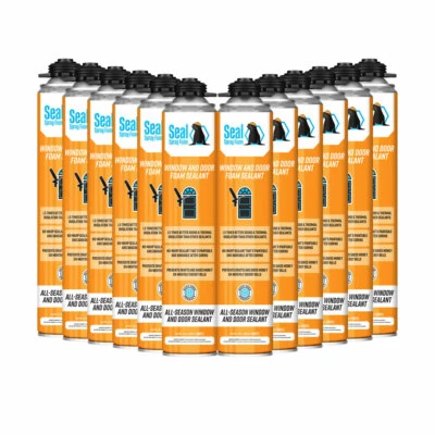 SEAL SPRAY FOAM Seal Spray Window & Door No Warp One Component Polyurethane Gun Foam Sealant-1cs
