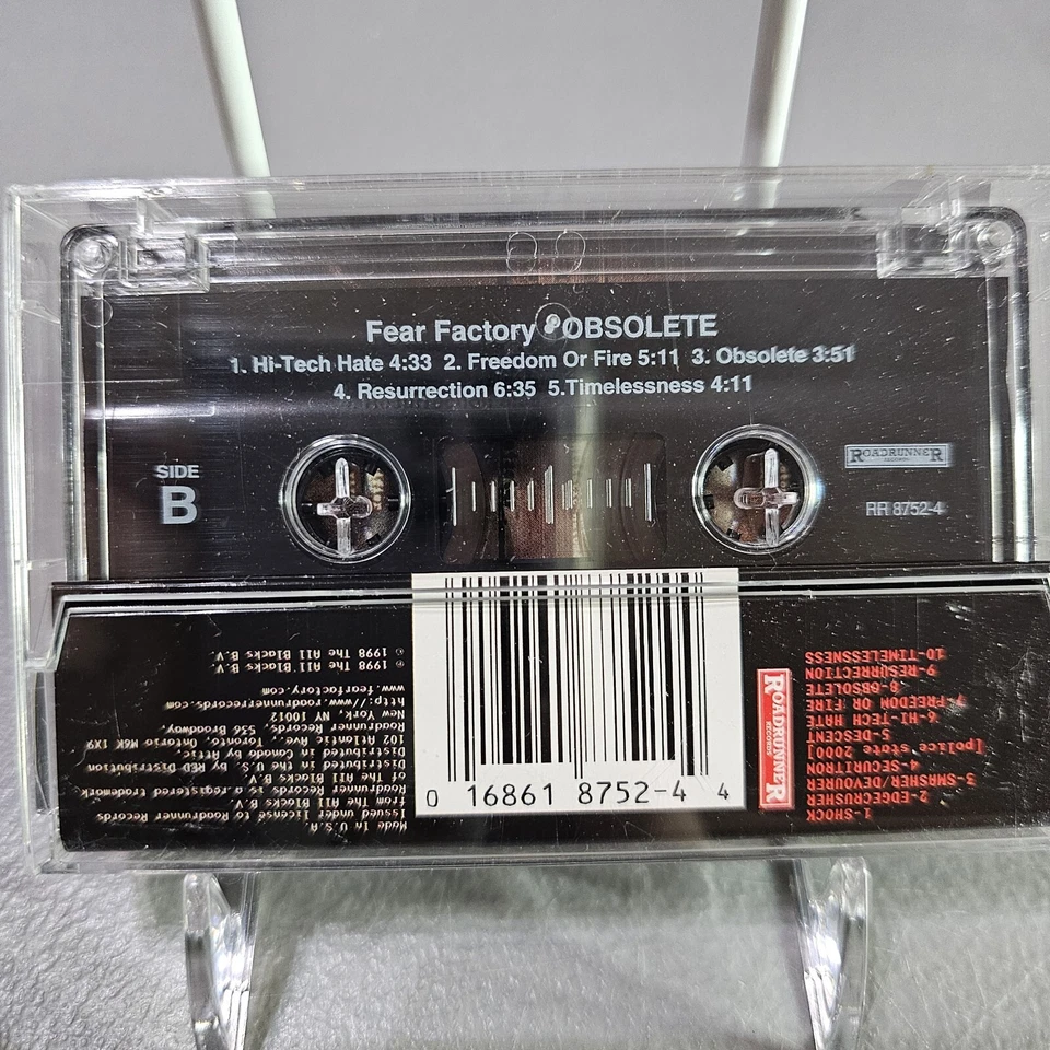 Fear Factory Obsolete Music Cassette - Image 3 of 4