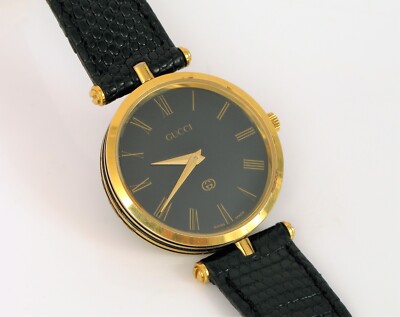 VINTAGE BEAUTIFUL GUCCI SWISS MADE GOLD TONE QUARTZ LADIES