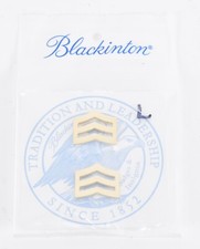 Blackinton Large Sergeant Chevrons Smooth Gold Tone Set C7