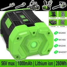 7.5Ah 10.0Ah Replacement for EGO 56 Volt Battery BA2800 BA4200T BA4200 BA1400