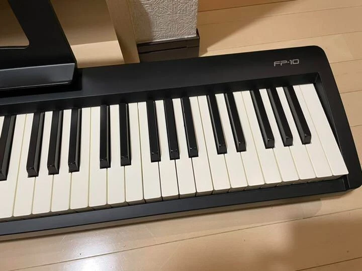 Roland FP-10 88-Key / 96 Voices Digital Piano - Black/White japan used  import