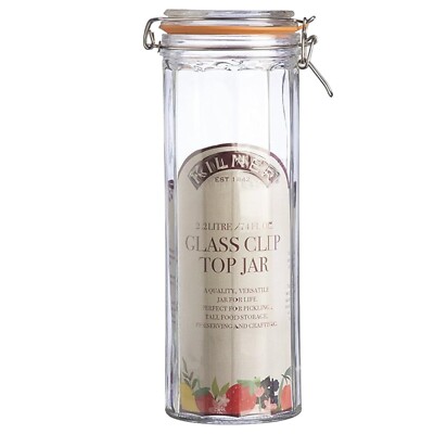 Kilner Glass Food Storage Pasta Spaghetti Canister Airtight Pickling  Jar UK