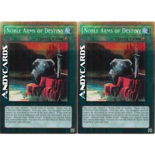 2x NOBLE ARMS OF DESTINY (Edle Waffen des Schicksals) • Platin • NKRT EN022 • Lim