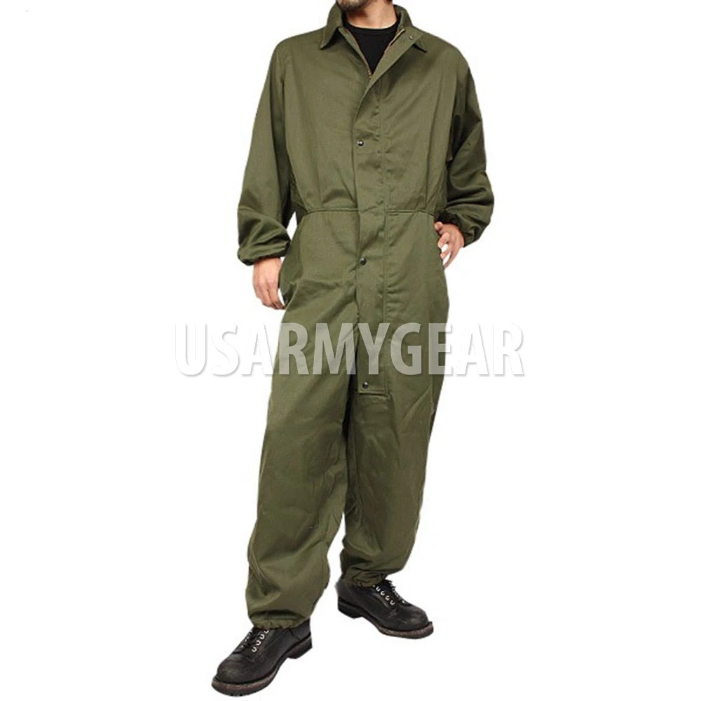 US Army Military OD Green Mechanic's Cold Weather Coverall L USGI Large