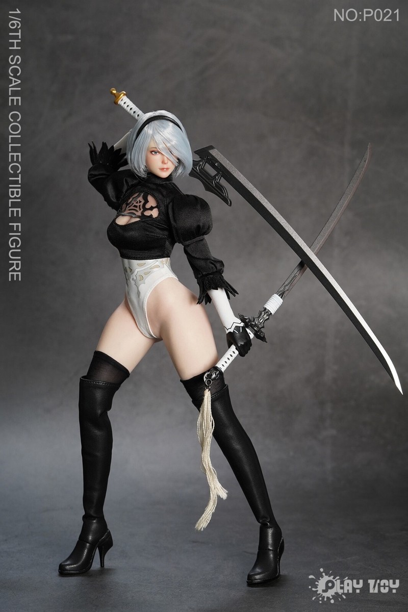 PLAY TOY P021 1/6 Humanoid Robot 2B Collectible Female Action