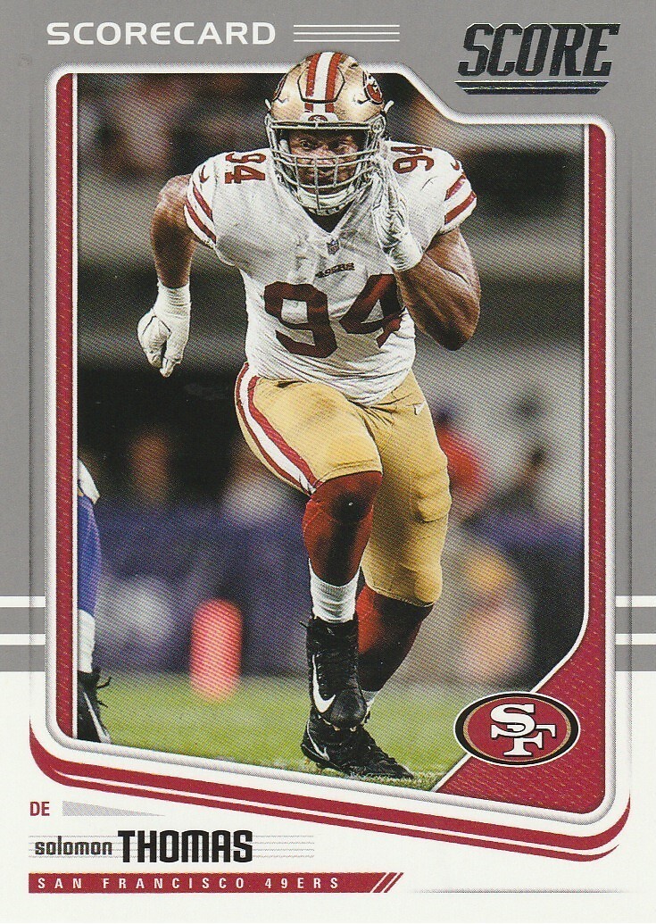 2018 Score Scorecard #288 Solomon Thomas