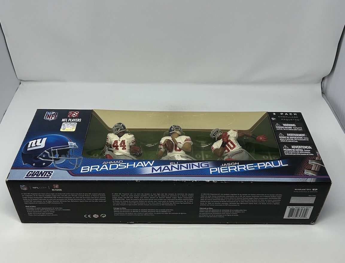 New York Giants NFL 3 Pack McFarlane Set! Bradshaw, Manning New York Giants NFL 3 Pack McFarlane Set! Bradshaw, Manning