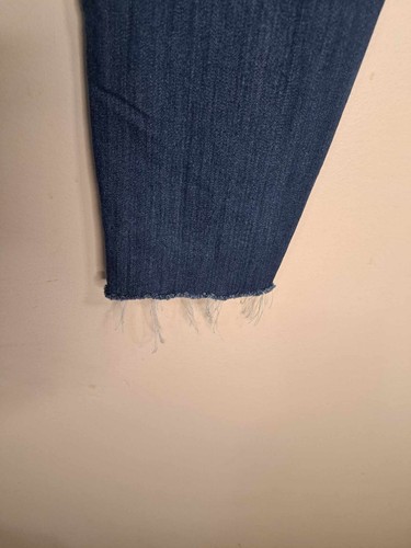 Vintage (Y2K) Jeans Patchwork Blue Stretch Denim Jeans~Women's Size 32" (259) - Picture 7 of 8