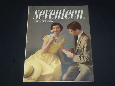 1950 April Seventeen Magazine Girl Meets Boy Great Cover Ads Sp 6603 Ebay