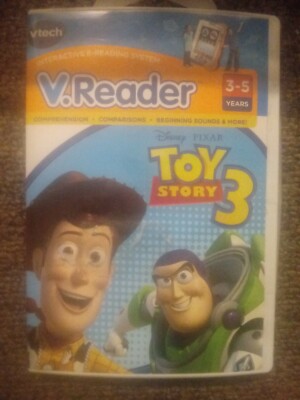 VTECH VREADER DISNEY PIXAR TOY STORY 3 GAME 3-5 YEARS SEALED WOODY BUZZ